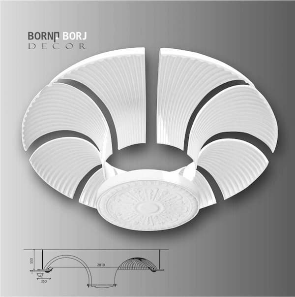 Domes Ceiling, سقف گنبدی پلی یورتان,  Domes Ceiling, Ring Ceiling, قاب لوستر حاشیه دار, قاب لوستر طرحدار دایره ای و گنبدی, گنبدهای کلاسیک, گنبدهای پیش ساخته, گنبد سقفی, روش چسباندن گچبری, اجرای گچبری پیش ساخته, چسباندن گچبری پیش ساخته دور لوستری اصفهان, دورلامپی گچی جدید, قیمت دور لامپی پیش ساخته, قیمت دورلامپی آماده, قیمت گچبری دور لوستر, قیمت گل سقفی پیش ساخته, قیمت گل سقفی گچی, گچ کاری دور لامپی, گچبری دور لامپی ساده, گچبری دور لوستر, گچبری دور لوستر جدید, لیست قیمت گل سقفی پی وی سی,  قاب لوستر زینتی, قاب لوستر پلی یورتان, قاب لوستر دایره ای طرح برجسته, قاب لوستر ستاره ای, قاب لوستر مربعی